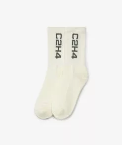 C2H4 Spray Dye Logo Socks