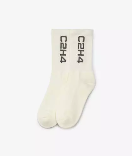 C2H4 Spray Dye Logo Socks